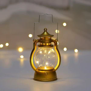 Decorative Lanterns Vintage LED Kerosene Hang Lanterns for Christmas Halloween Party Decorations Garden Yard Decor