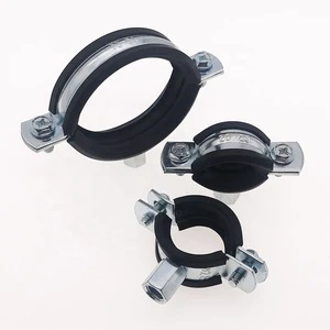 2024 M8 Pipe Clamps for Large Diameter Pipe Tube Tdc Duct Flange Fasteners Conduit Clips Quick Release Pipe Fixing Clamps