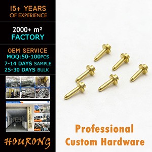 HR High Precision Custom Brass Locating Pin Model 112 5mm Head Diameter 0.02 0.1mm for Shoe Upper Template Sewing Machine