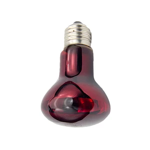LuckyHerp Classic 50W 75W 100W Infrared Heat Bulb CE Certified 110V/220V Eco-Friendly Glass Red 6000h Life UVA Light Reptiles
