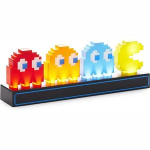 Cute Creative Cartoon Pixel Game Light Voice Control Smart Music Rhythm Color Changing Table Lamp USB Night Light