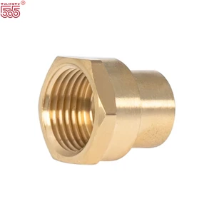 CNC Machined Brass Hex Head Bushing Thread Type G 1