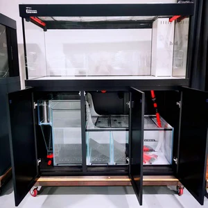 Factory Direct Supply Prime High Glass Fish Tank Pro Vertical Design Partition Wall High Tech Smart Ecosystem Aquarium
