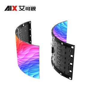Bendable Flexible LED Screen P1.2/P1.5/P1.8/P2/P2.5/P3 High-resolution Flexible LED Panel for Commercial Advertising