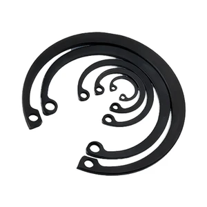 DIN472 M8-M300 Customized Retaining Rings C67S Spring Steel Black Circlip with Zinc Finish External/Internal Circlip