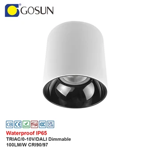 UGR10-12 Anti-glare Suspended Pendent Lamp Lens 20 40 Degree Pendant IP65 15W LED Surface Mounted Downlight