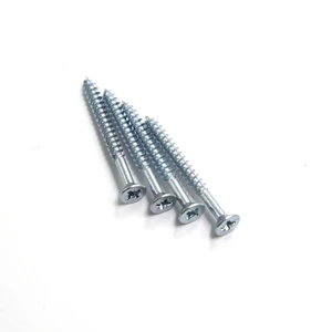 Stainless Steel Self-Tapping Screw Machine Screws with Smooth Surface Quick Fastening Easy Installation Flat Zinc Tap Heads