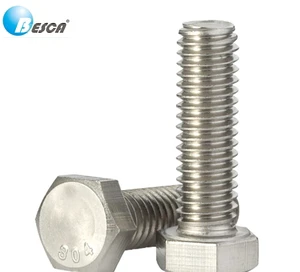 Iron Zinc Plated Steel Hex Bolt High Tensile Steel Electro Bolts and Nuts Tensil Strength M10 M12 M16 Metric Standard Thread