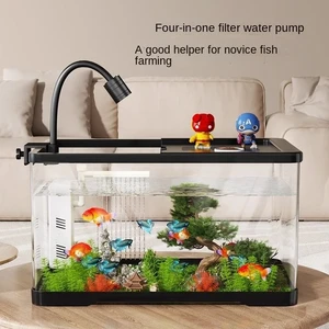 Medium Size Luxury Transparent Acrylic Aquarium Lid for Hydroponic Baskets 10L Desktop Use