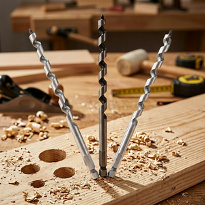 2026-Custom 300mm Hex Shank HCS Wood Auger Drill Bit Designed for Woodworking