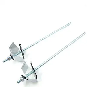 Builder Bolt Aluminum/Iron Roofing Bolt Clamp With Nut and Washers