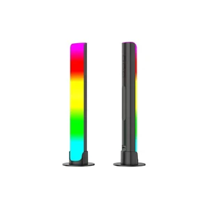 High Quality Cheap Price Rechargeable RGB Voice Control LED Music Level Light Pickup Lamp Rhythm Lights