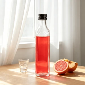 Custom Labels Portable 50ml Shot Mini Capacity Miniature Liquor Spirit Bottle Glass for Tequila Rum Gin Whiskey Decanter