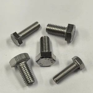 Boltch DIN933 Hex Bolts Size M8x1.25 Full Thread Hex Screws Stainless Steel Hex Head Bolts High Strength Structural Bolt