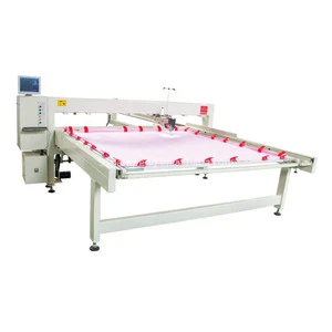 Cheap Long Arm Single Needle Computerized Quilter Mattress Industrial Sewing Machine Home Textile Machine With Frame For Sale
