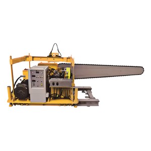 The large hydraulic chain arm saw can cut marble blocks without damage, saving labor and costs