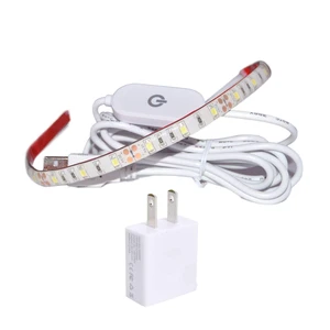 USB Powered LED Strip Sewing Machine Light with Touch Dimmer Aluminum Body