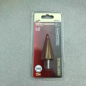 4-20MM Multipurpose Ti-N Coated HSS Step Drill Bit 4241 Series for Versatile Steel Applications