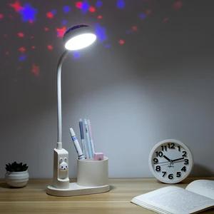 Factory Flexible Folding LED Table Lamps Dimmable Reading Study Desk Light With Bedside Lamp