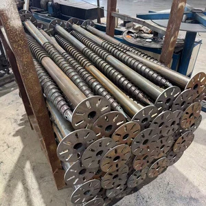 Ground Screw Pile Foundation Helical Pile Ground Screw Foundation Ground Anchor Pile For Solar Mounting Soil Anchor