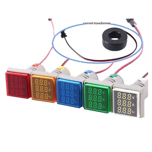 Customized 220V LED Power Indicator Signal Light AD16-22 Distribution Box 22MM380V DC12-24V 110-220V Made of Plastic