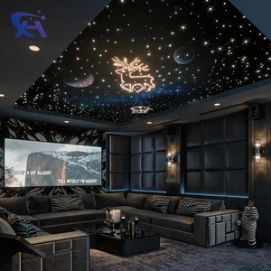 OEM ODM New Pattern Interior Decoration Ceiling Star Light PMMA Polyester Fiber Hotel APP Remote Control LED Fiber Optic Light