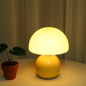 Portable Mini Cute Table Lamp Color-Changing LED Child Sleeping Night Lights for Home Atmosphere Decor Kids Reading Room