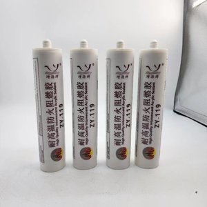 Silicone Glass Glue High Temperature Resistant Fire Retardant Sealant Adhesive Construction Industrial Grade Woodworking Packing