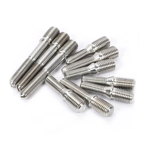 Double Head Screw Two Ended Screw 304 Stainless Steel Stud Double Sided Twin Screw Two Head Bolt With Nut