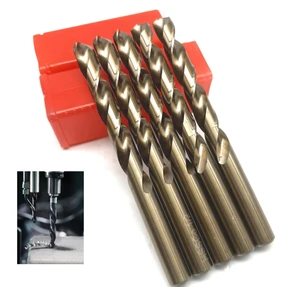 2026-Metal Drill Bits OEM ODM HSS Cobalt Straight Shank Twist Drill Bit for Steel Drilling