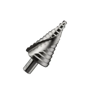 3-12 Step HSS Spiral Flute Drill Bit for Steel Applications Multipurpose Use