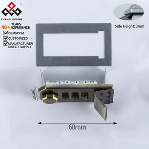Paper Notebook Lock 60x28mm Zinc Alloy Premium Quality Secure Latch Easy Installation for Diary Journal Planner and Scrapbook