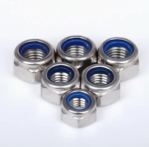 Zinc Plated Carbon Steel Hex Sleeve Nuts CLASS 4 DIN934 Fully Threaded for Heavy Industry Mining 8mm Hole Diameter 35mm Total