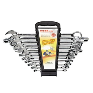 Carbon Steel Combination Wrench Spanner Carbon Steel Polish Mirror 6mm-32mm Open Box End Combination Wrench Spanner