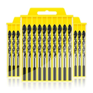 Wholesale Factory Direct Multipurpose Triangle Shank Glass Ceramic Tile Drill Bits Cross Head Triangle Drill Bit