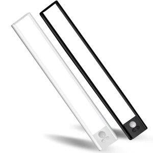 USB Rechargeable LED Cabinet Light With Motion Sensor for Home Kitchen Jewelry Cupboard Lighting Fixtures Battery Cabinet Light