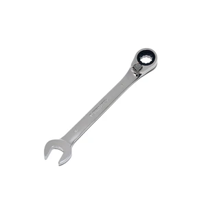 Wholesale 72-Tooth Cr-V Reversible Ratcheting Combination Wrench 16mm Chrome Steel OEM Customizable Metric Measurement Boxed
