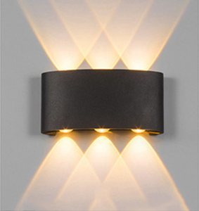 Modern LED Wall Lamp 2W 4W 6W Indoor Outdoor Aluminum Body for Stair Hallway Bedside Living Room Wall Sconces up for Home Office