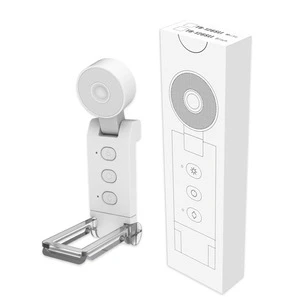 Mini USB Rechargeable Clip-on LED Bookmark Light with 5 Color Temperatures Button Control Eye Protection for Reading