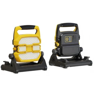 80W 7500LM Rechargeable Work Light, Magnetic with Detachable 2 Floodlights