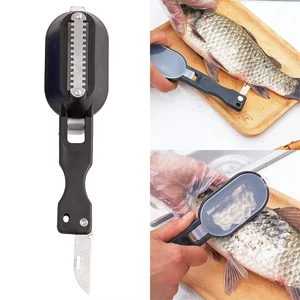 New Quick Removal Fish Skin Cleaning Tool Easy-to-Use Kitchen Cooking Knife Planer with Specialty Scales Scraper for Fishing