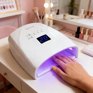 NEW 66W Rechargeable UV LED Nail Lamp Wireless Gel Polish Dryer Machine Pedicure Lamps LED Light for Nails Cordless Use Home