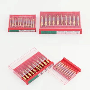 Cobalt HSS Double Head Titanium Plating Center Drill for Metal Center Drill Center Bit