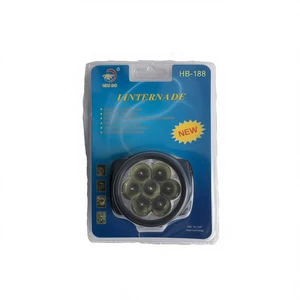 Linternade Headlamp Hb 188 Led Flashlight White Light AA Battery Outdoor Adventure Portable Plastic Body China Made Model 05901