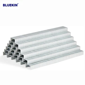 Heavy Duty U-Shaped Code Nails Smooth Shank Galvanized Steel Sofa Staple