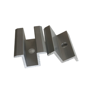 YZ Solar Mid End Clamp For Solar Panel Rail Mounting AL6005-T5/SUS304 Material Quick Installation 25-Year Warranty YZ-MRH Model