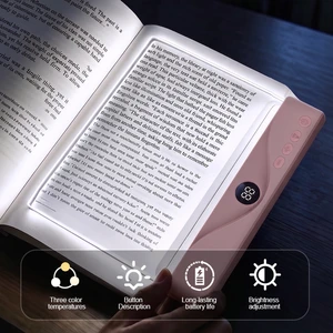 EGH Eye Protection Kids Book Read Lamp Blue-ray Free Anti-Glare Rechargeable Reading Book Light For Home Reading Books In Bed