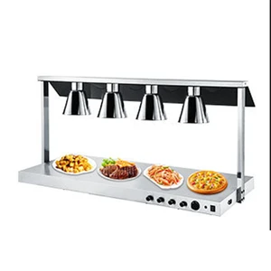 FD101 Restaurant-Grade Food Heat Lamp Keeps Dishes Warm for Hours, Perfect for Self-Service Buffets