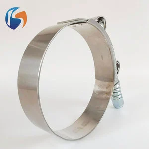 Low MOQ Stainless Steel Constant Tension T-bolt Clamp Multiple Sizes in Stock Bulk Export