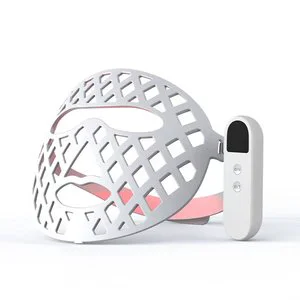 High-Performance Silicone LED Facial Mask Infrared Photon Light Therapy Quality LED Mask for Skin Rejuvenation Wrinkle Removal